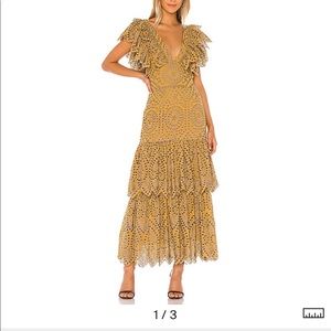 ISO!!! Jen’s Pirate Booty Flamenco Maxi Dress Small or Medium Citrine